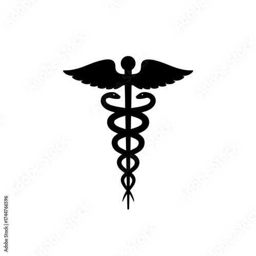 caduceus medical icon