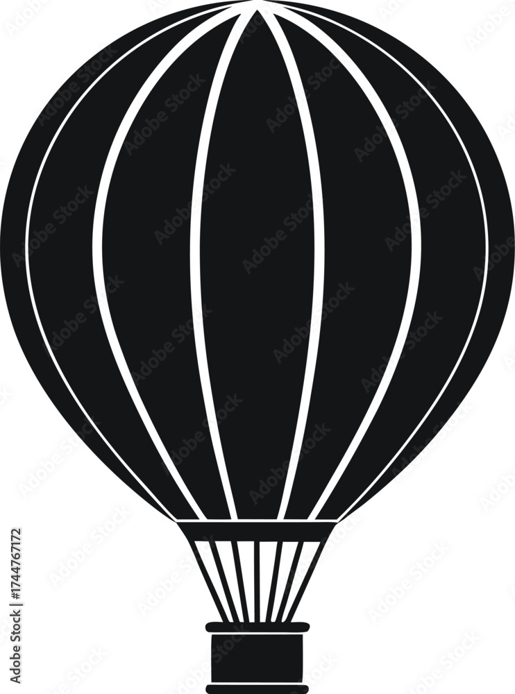 Obraz premium hot air balloon vector illustration