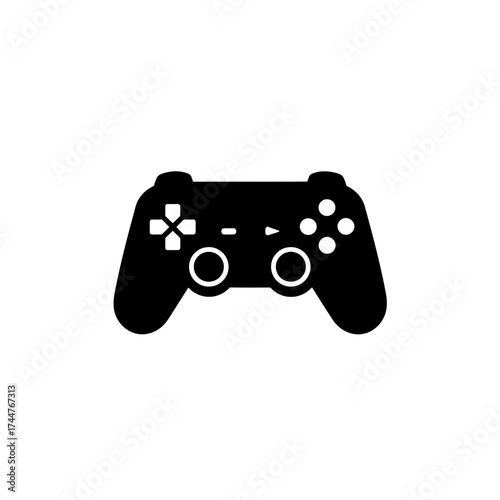 game controller isolated on white