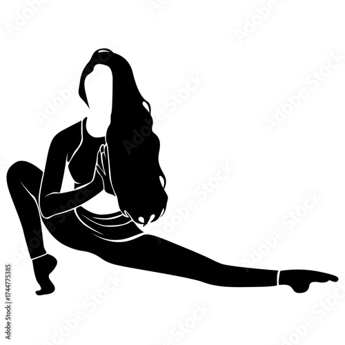 Yoga Pose Illustration