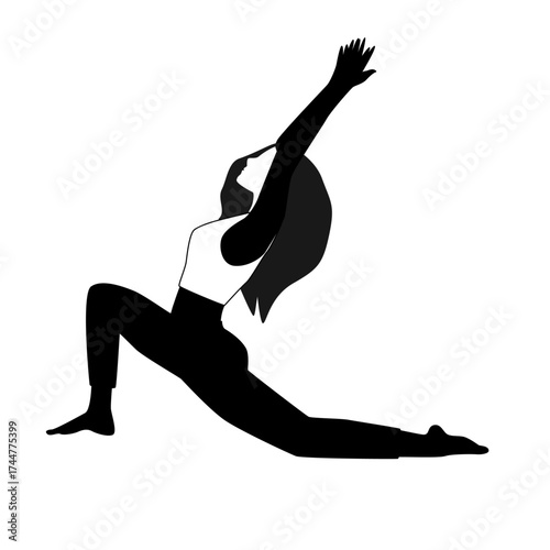 Yoga Pose Illustration