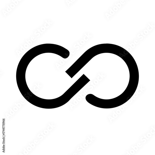 Infinity symbol representing endless possibilities