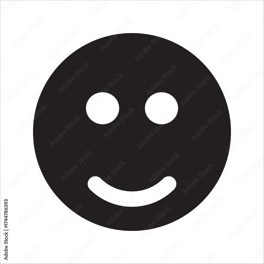 Fototapeta premium Emoticons icon . Happy and sad emoji symbols. Emoticons with different moods. Smile sign.