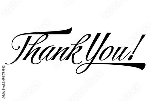 Thank You ! - Thank You message for card, presentation, business. Expressing gratitude, acknowledgment and appreciation
