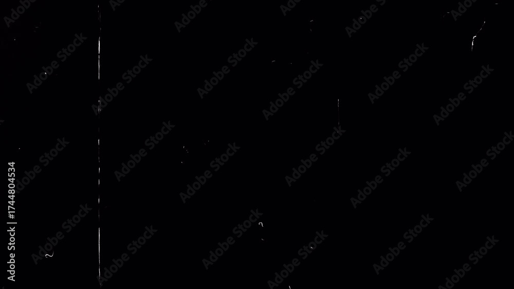 Vintage Film Look with Scratches Dust and Noise Overlay. overlay film footage, alpha channel, 4k video