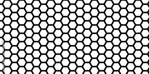 Seamless metallic chain link mesh pattern, a geometric hexagonal grid texture design
