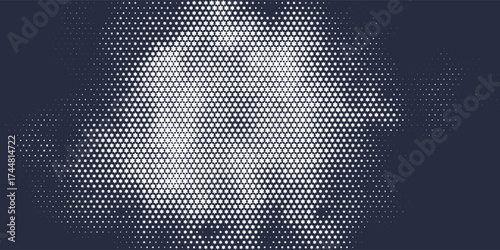 Halftone dotted effect background texture