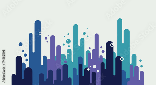 Abstract colorful vertical lines create a vibrant and dynamic visual experience.