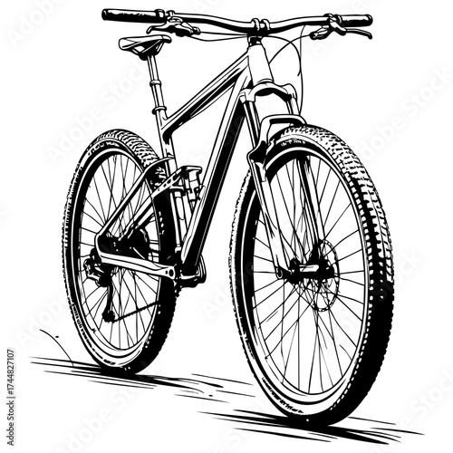 Bicycle Coloring Page