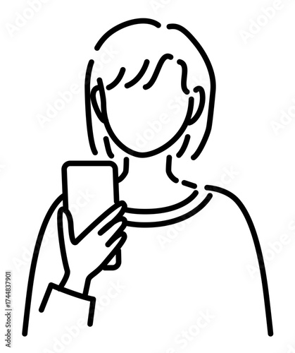	スマホ見る主婦や派遣社員や学生