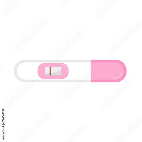 Negative Pregnancy Test Result Illustration 