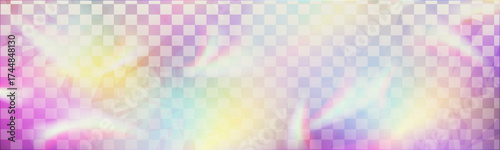Rainbow background prism ligh with iridescent refraction. 