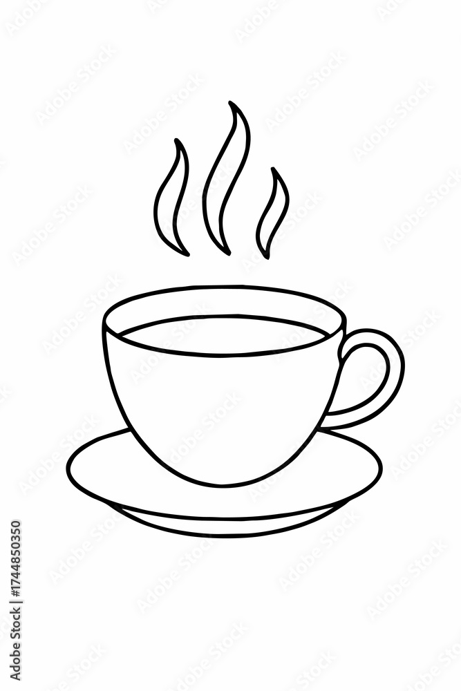 Fototapeta premium coffee cup icon