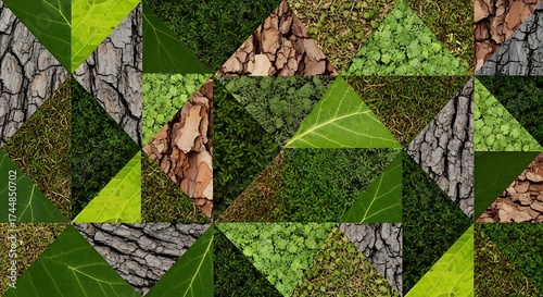 Forest Texture Mosaic