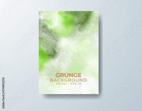 Cards with watercolor background. Design for your cover, date, postcard, banner, logo.