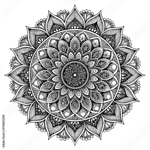 ornamental round ornament mandala
