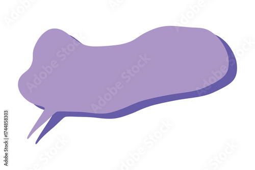Hand drawn speech bubble Blank empty message box Textbox frame for banners, price tags, stickers, design