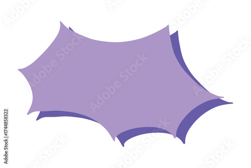 Hand drawn speech bubble Blank empty message box Textbox frame for banners, price tags, stickers, design