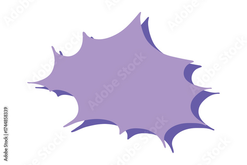 Hand drawn speech bubble Blank empty message box Textbox frame for banners, price tags, stickers, design