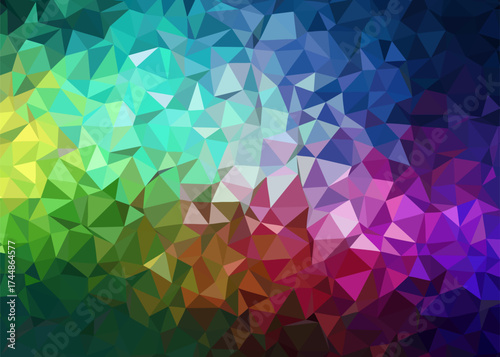 abstract colorful low poly background, abstract geometric background, abstract triangle background