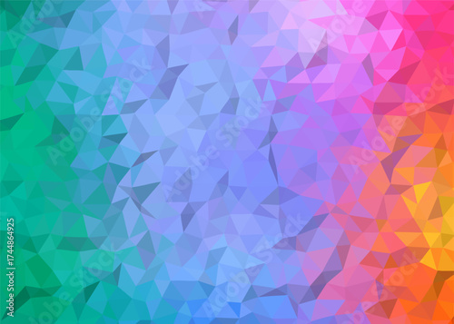 abstract colorful low poly background, abstract geometric background, abstract triangle background