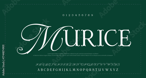 modern minimalistic font. Futuristic and minimalistic sans serif font. Stylish alphabet with uppercase letters and numbers. Creative font for sport and science, music and technology industry