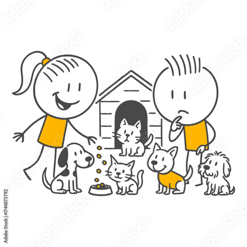 Search for a Home The Silent Call for Help from Two Devoted Hearts.