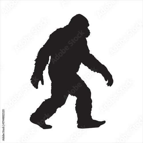 flat bigfoot silhouettes.