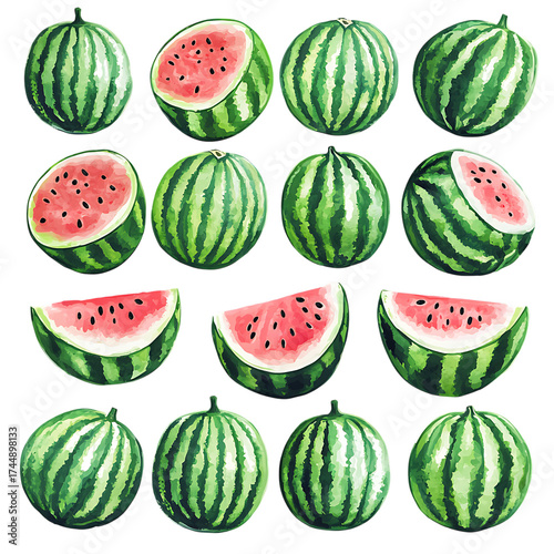 Set of Watermelon png