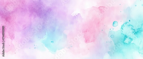 Abstract Watercolor Painting