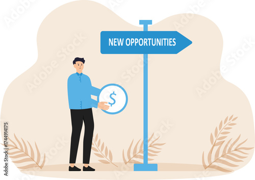 New opportunities in increasing income, making profits from unexpected sources, investing and buying company shares
