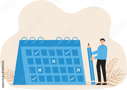 Calendar schedule and work planning and organization
