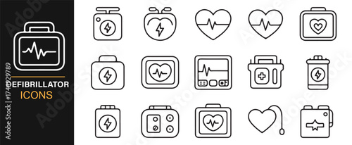 Set of Engineering and Electronics Icons, Featuring Microchips, Tools, and Diodes