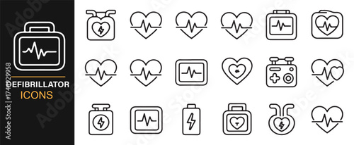 Vector Icons of Electronic Components for Use in Technology Projects and Diagrams