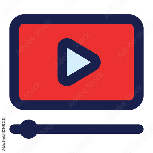 video lesson icon for illustration