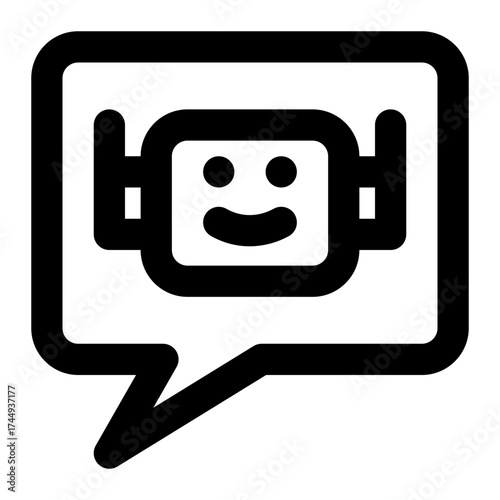 chatbot icon for illustration