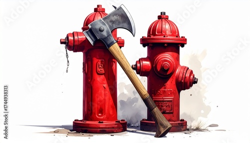 red fire extinguisher
