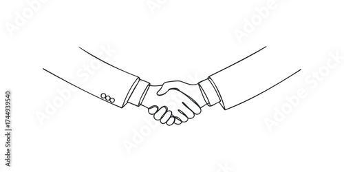 Handshake of business partners
