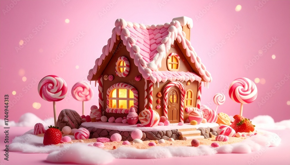 Obraz premium Candy House