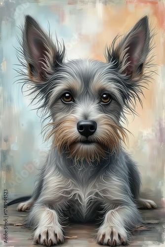 AI illustrazione di simpatici cani 04