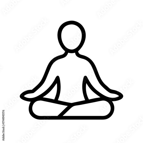 Person in lotus position doing meditation