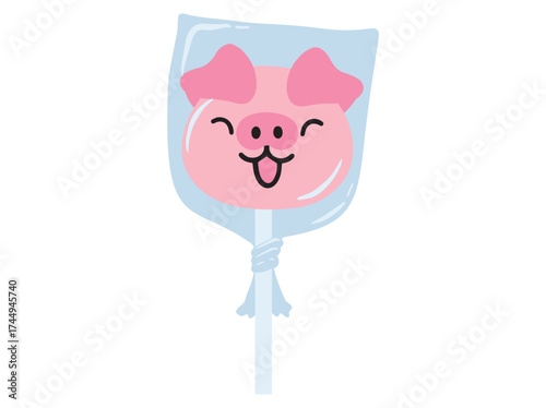 Zoo Animal Lolipop Clip Art 

