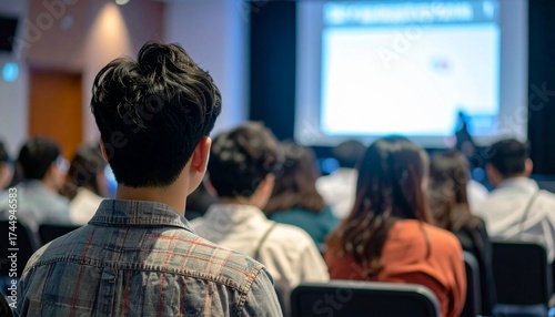 In seminar rooms or conference halls, training and workshops, associates and start-up business concepts, you can see an Asian audience joining the stage and speakers speaking from the back.