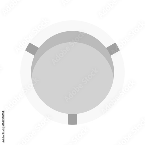 cigarette ashtray flat design element