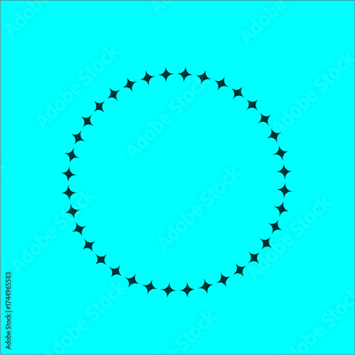 abstract blue background with circles