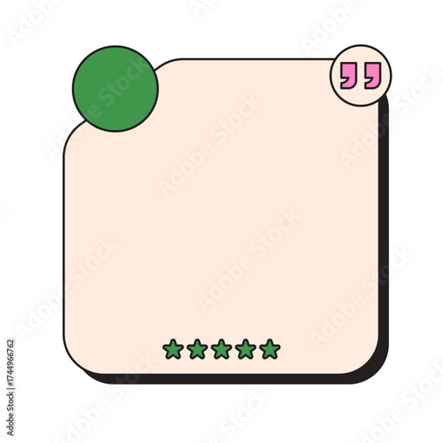 Rounded Review Card