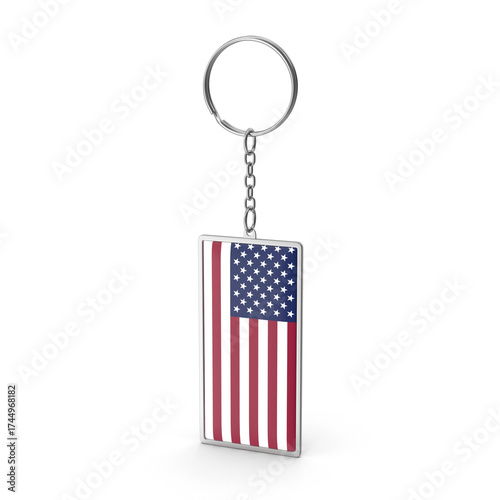 USA national flag keychain