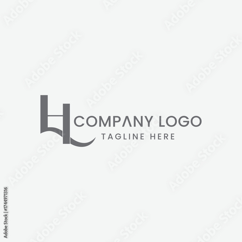 Initial Letter LH logo Design Outstanding Creative Modern Symbol  Sign