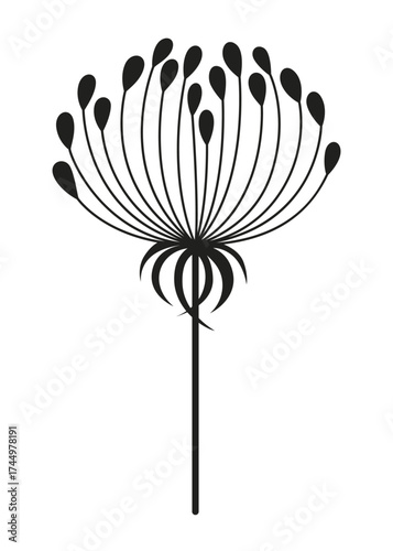 Dandelion Icon Perfect for Various Creative Projects and Designs
