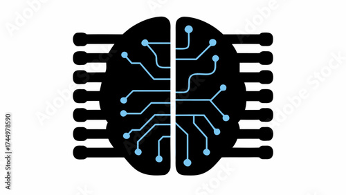 Modern brain circuit design embodies artificial intelligence, machine learning, and neural network concepts beautifully